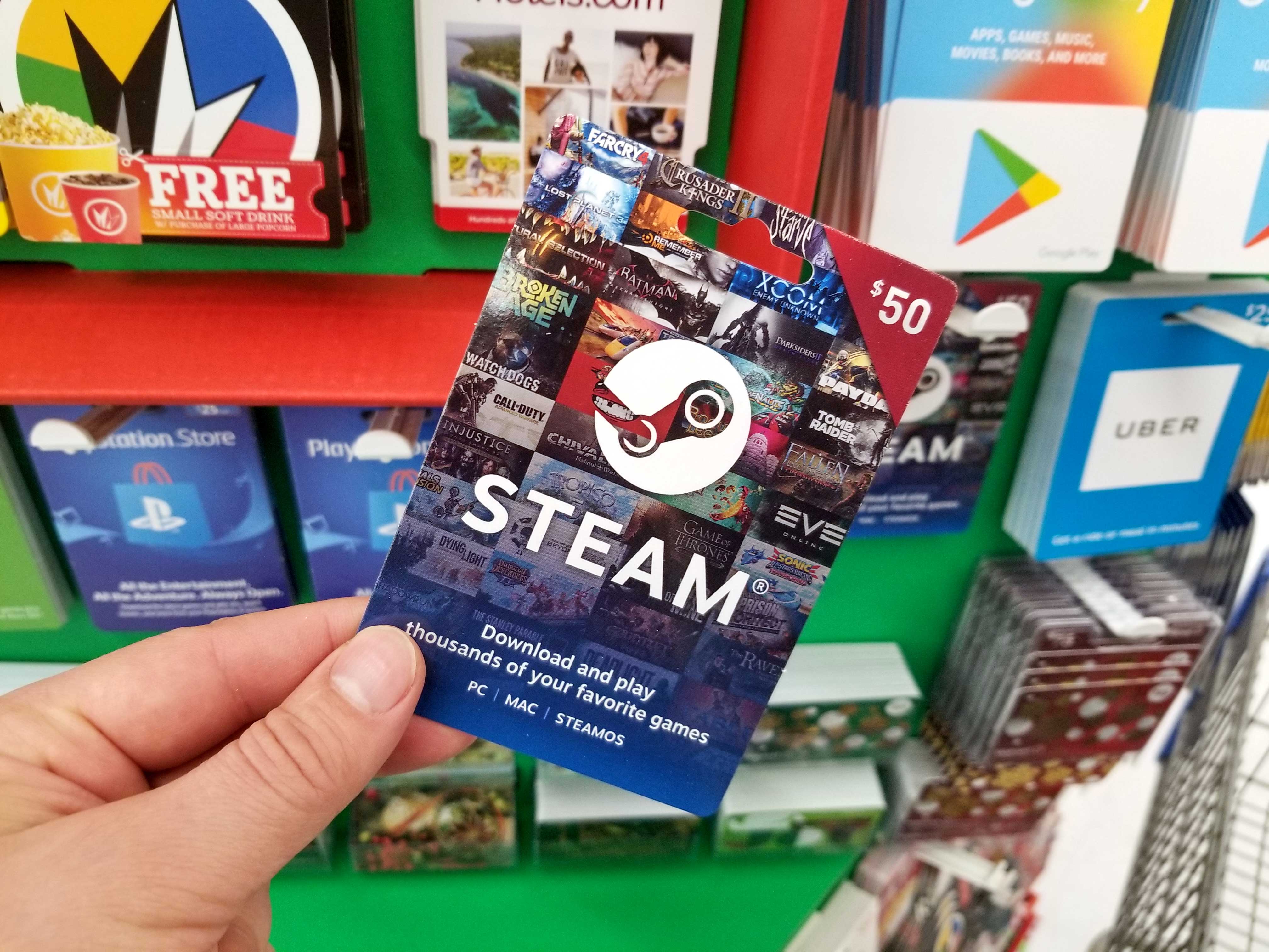 steam-gift-card, U R Main Player, urmainplayer.com